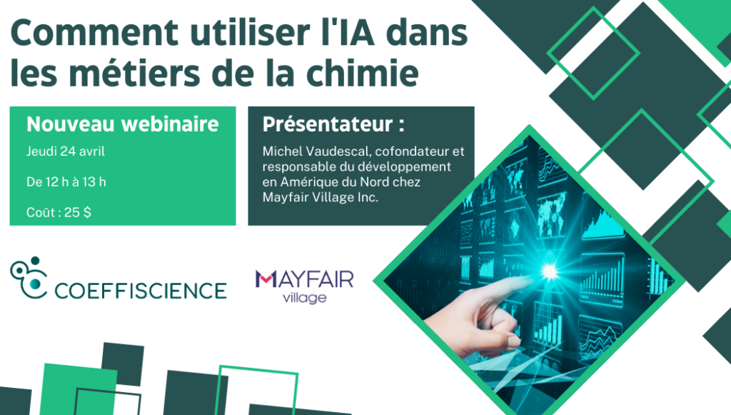 Webinaire sur l’utilisation de l'IA dans les métiers de la chimie ...