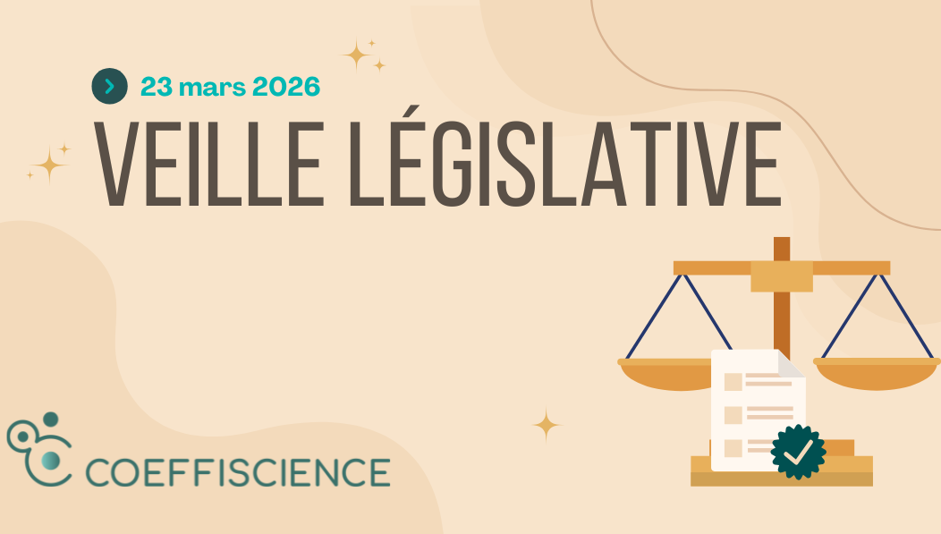 Veille législative du 23 mars 2026