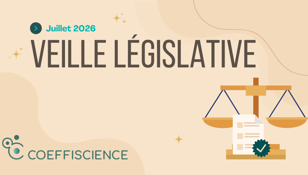 Veille législative du mois de juillet 2026