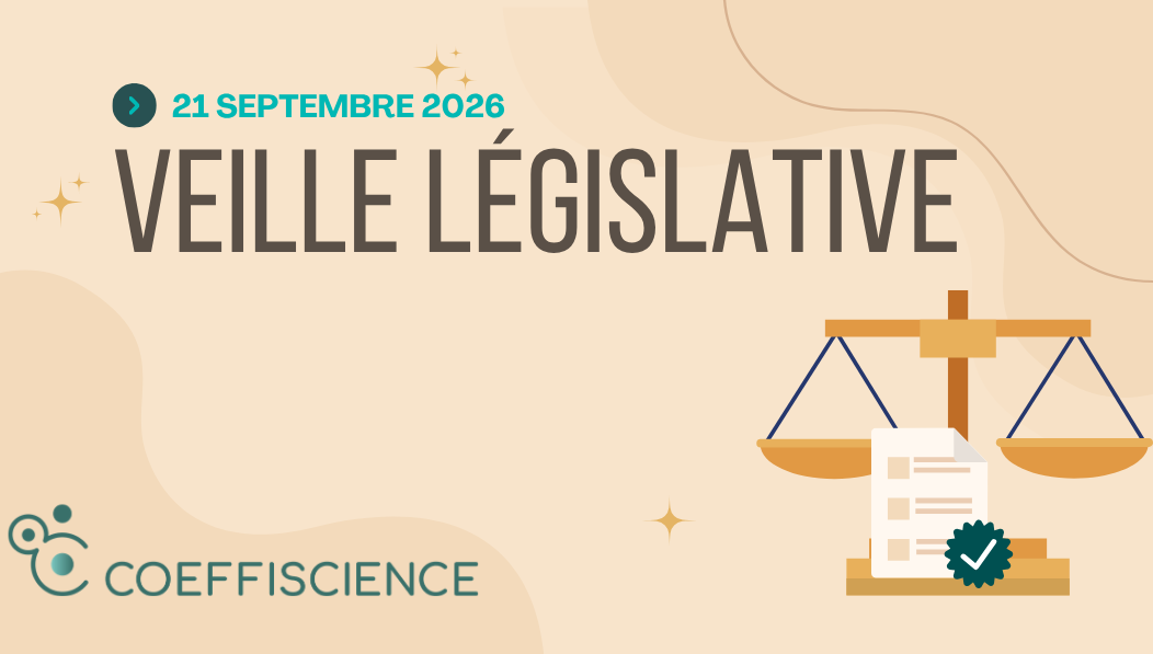 Veille législative du 21 septembre 2026